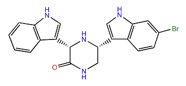 6'-Debromo-cis-3,4-dihydrohamacanthin B